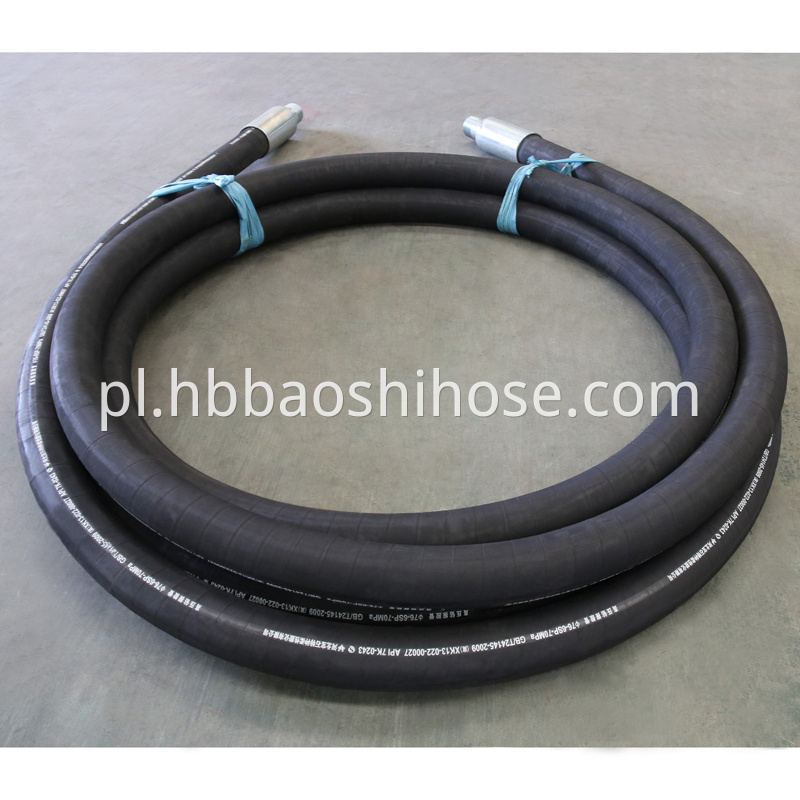 Spiraled Drilling Rubber Pipe